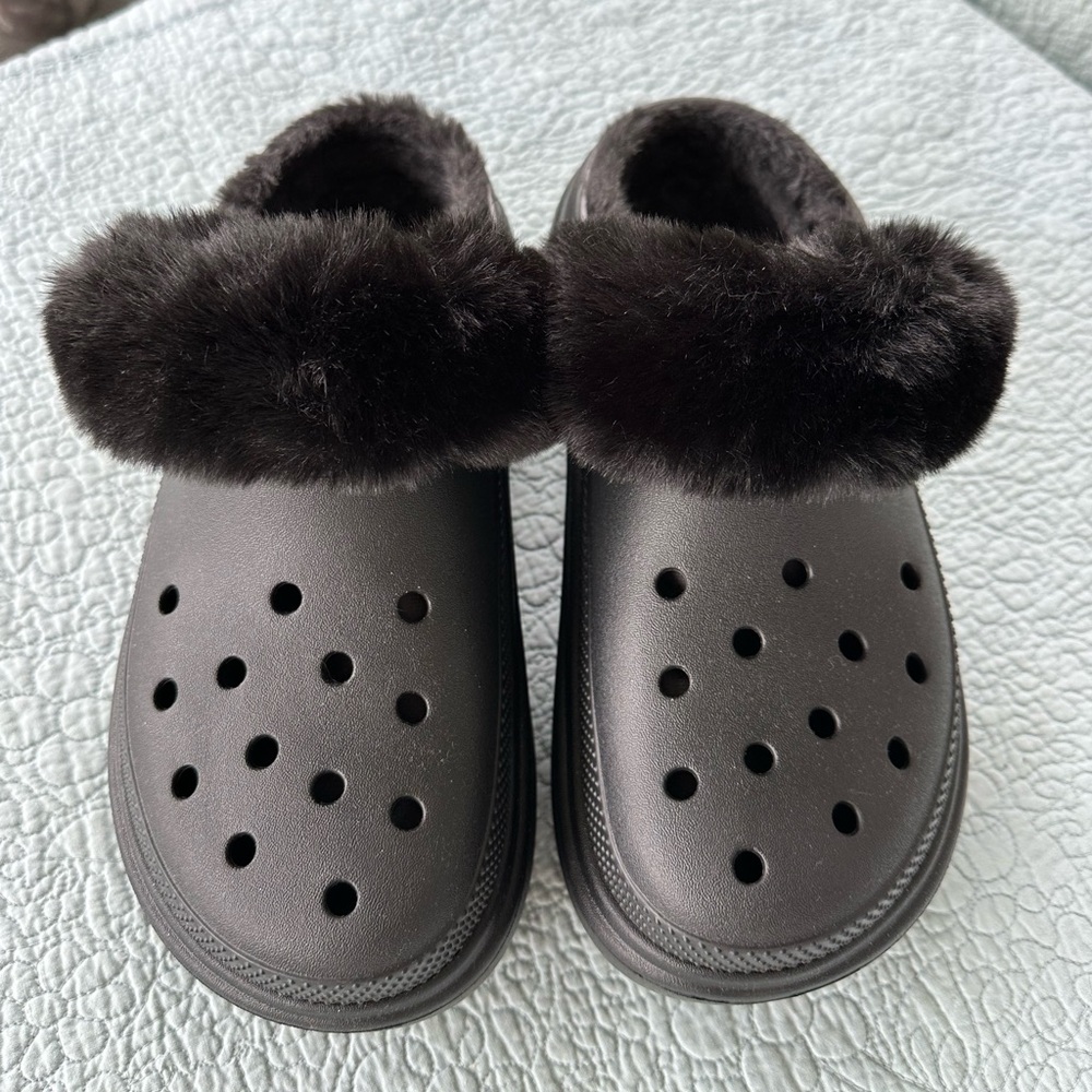 Crocs Stomp Fuzzy Clog